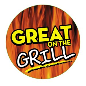 GREAT ON THE GRILL (HOLOGRAPHIC 2" CIRC)