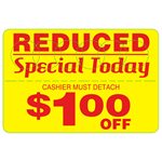 REDUCED SPECIAL TODAY $1.00 OFF REDUCED SPECIAL TODAY $1.00 OFF